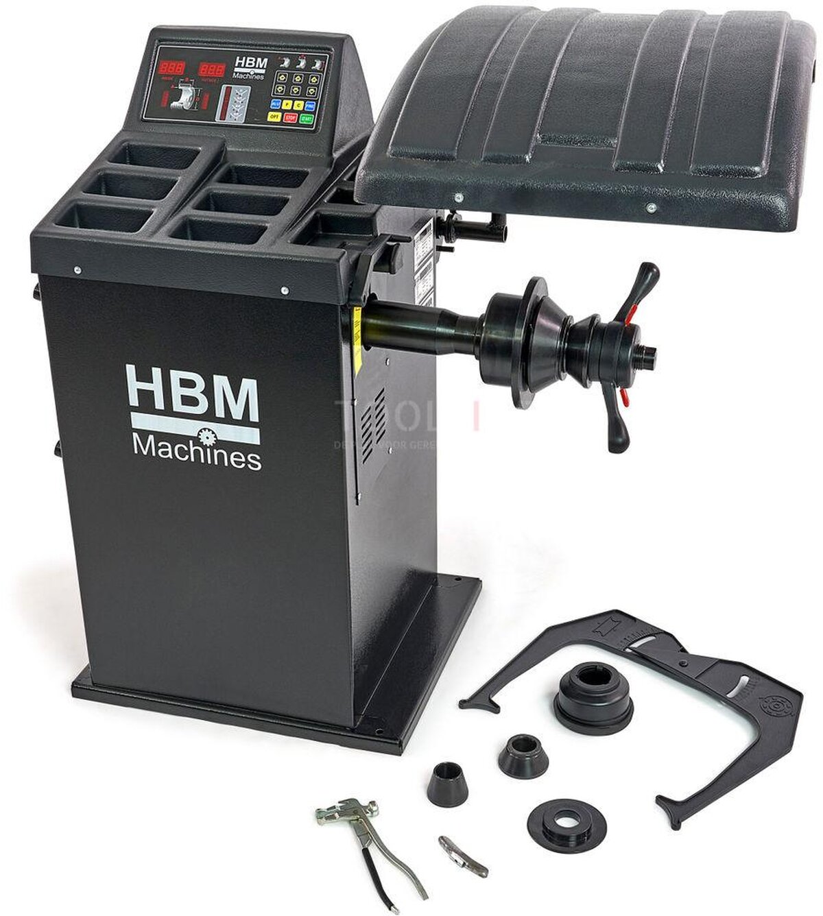  HBM ammattimainen renkaiden tasapainotuskone