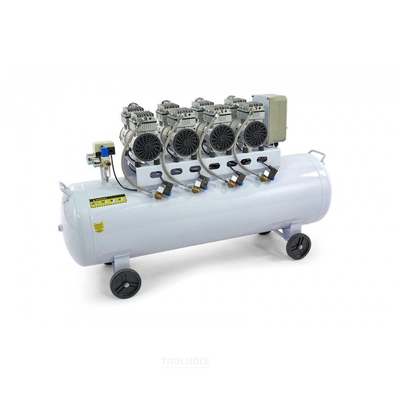 HBM 200 liters profesjonell lav støy kompressor