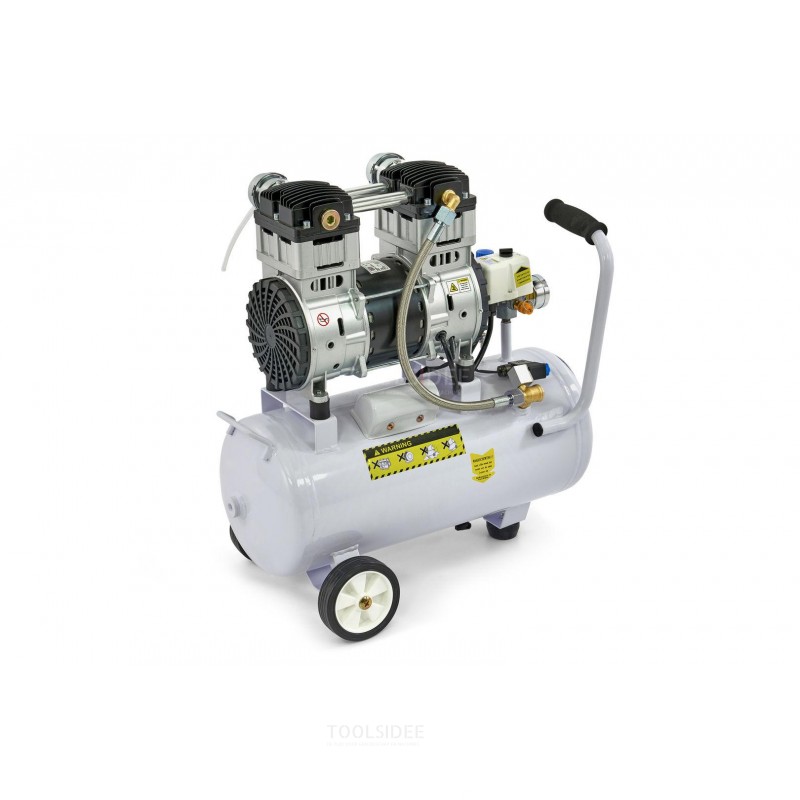 HBM 30 liters 1,5 HP profesjonell støyfri kompressor