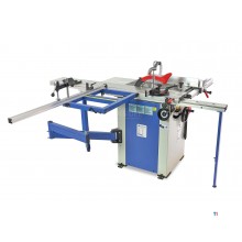 HBM 1600 Professionele Paneelzaag, Cirkelzaagtafel met Roltafel