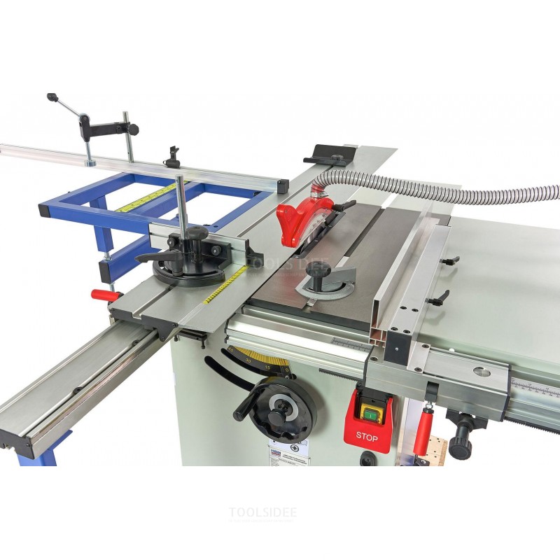 HBM 1600 professional panel saw, circular saw table with roller table