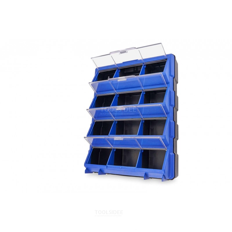 HBM 12 tiroirs, plateaux basculants, armoire à tiroirs, armoire d'assortiment, système de stockage
