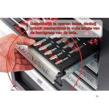 Chariot à outils HBM Premium rempli avec porte - 154 pièces Chariot à outils HBM Premium rempli avec porte - 154 pièces