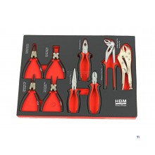 Chariot à outils HBM Premium rempli avec porte - 154 pièces Chariot à outils HBM Premium rempli avec porte - 154 pièces