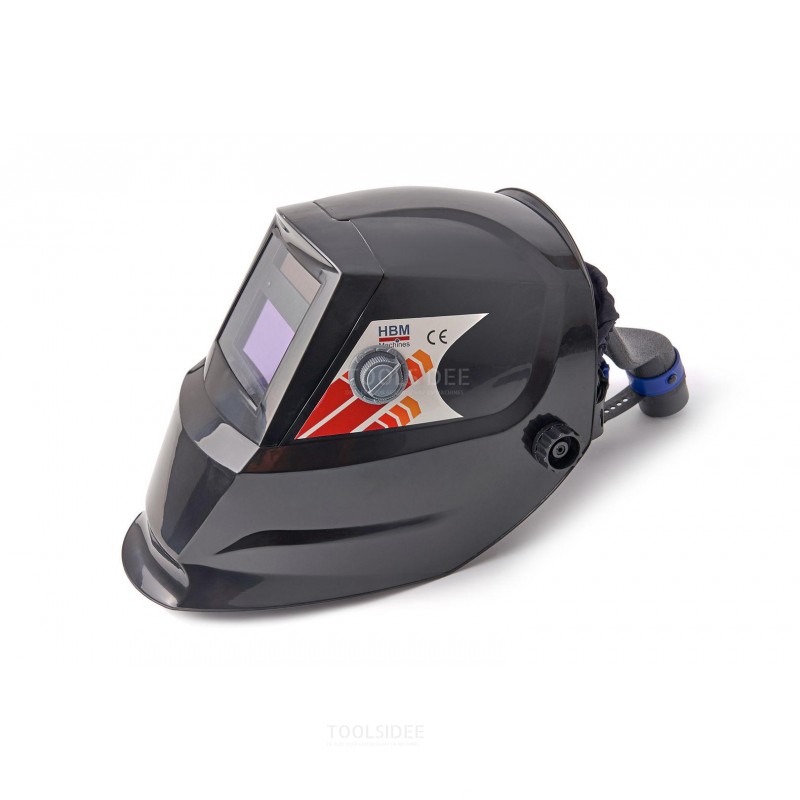 Máscara de soldadura automática profesional HBM con sistema de aire fresco