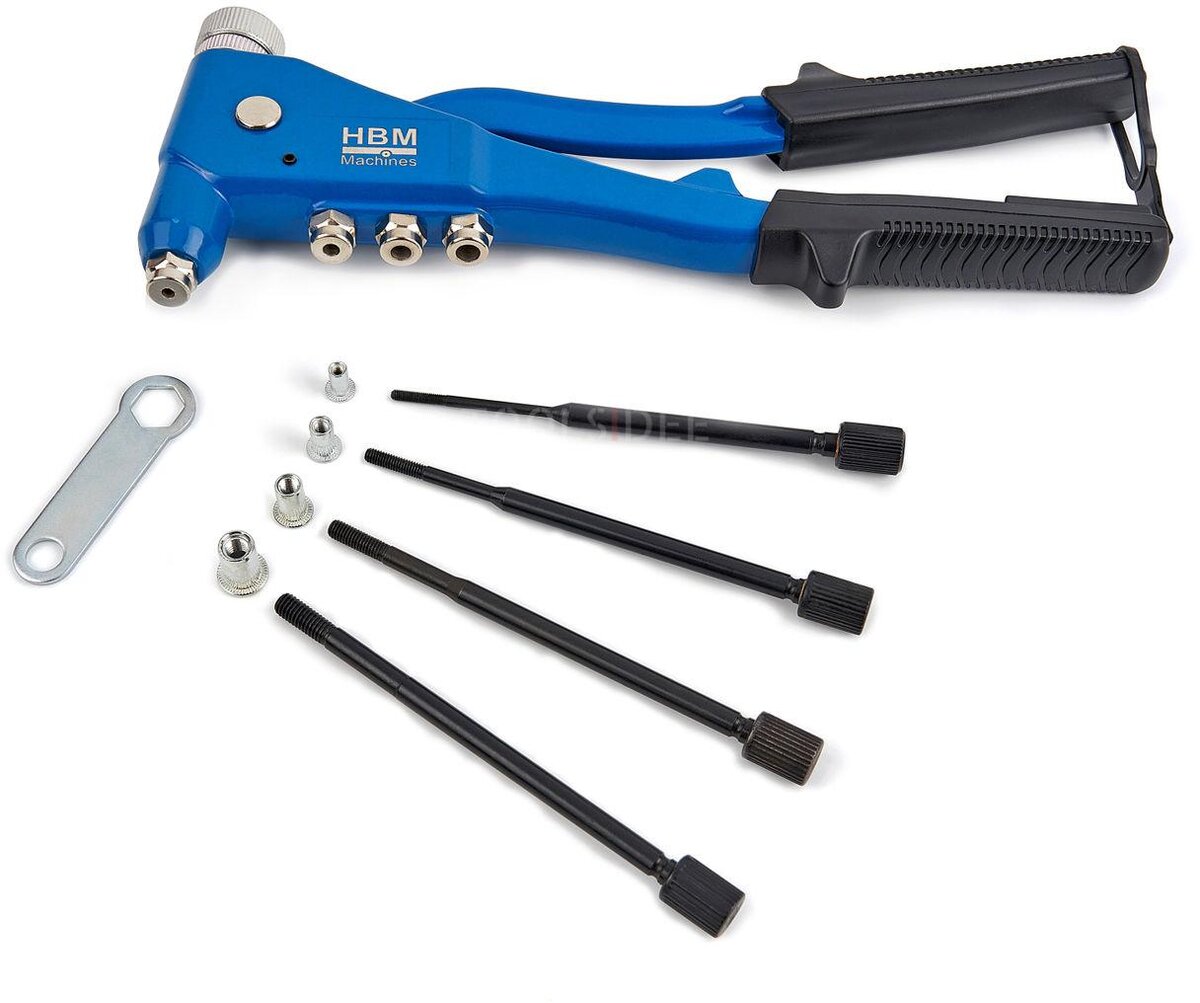 HBM 106 Piece Blind Riveter Set i Case M3 - M6
