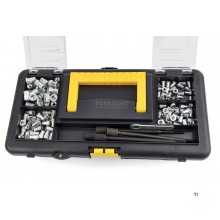 HBM 106 Piece Blind Riveter Set i Case M3 - M6