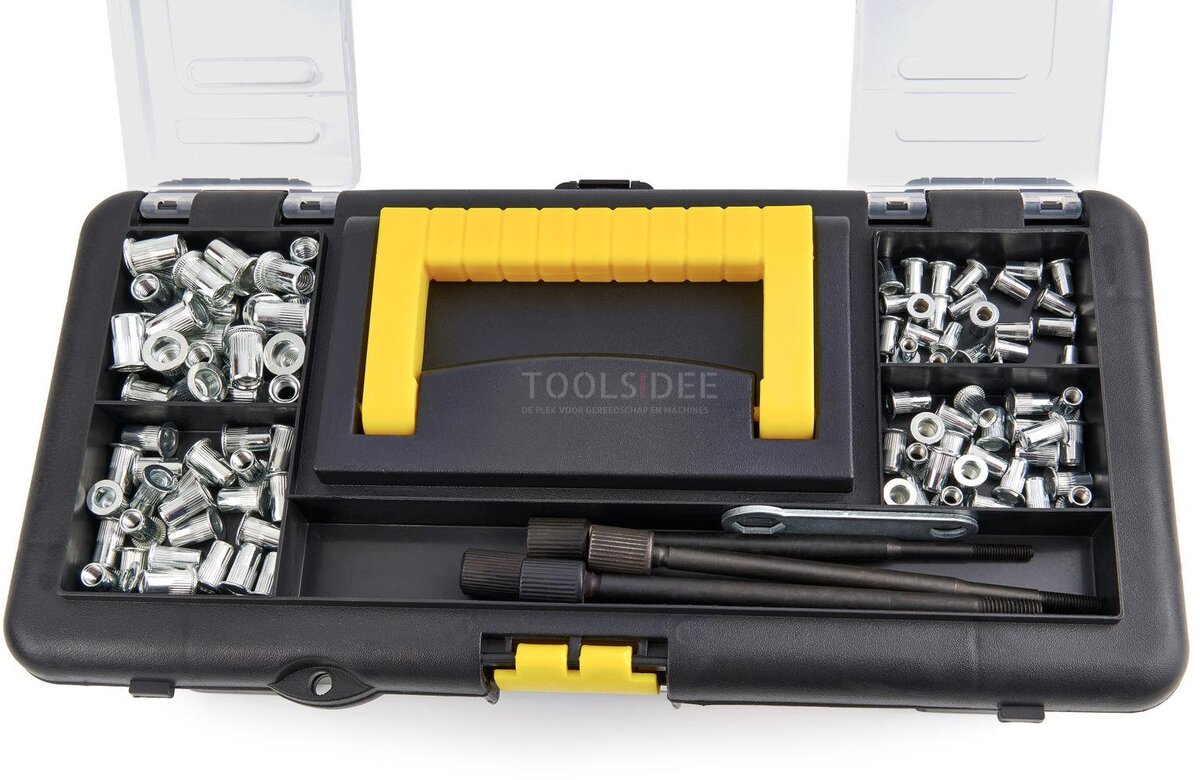 HBM 106 Piece Blind Riveter Set i Case M3 - M6