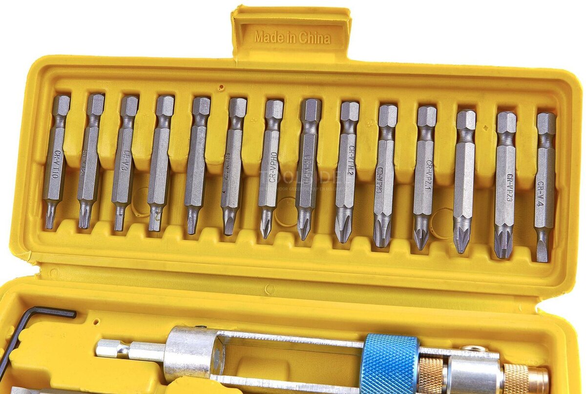 Hbm 20-dels swap bore-sæt, vendbar bitholder med forsænk Hbm 20-dels swap bore-sæt, vendbar bitholder med forsænk