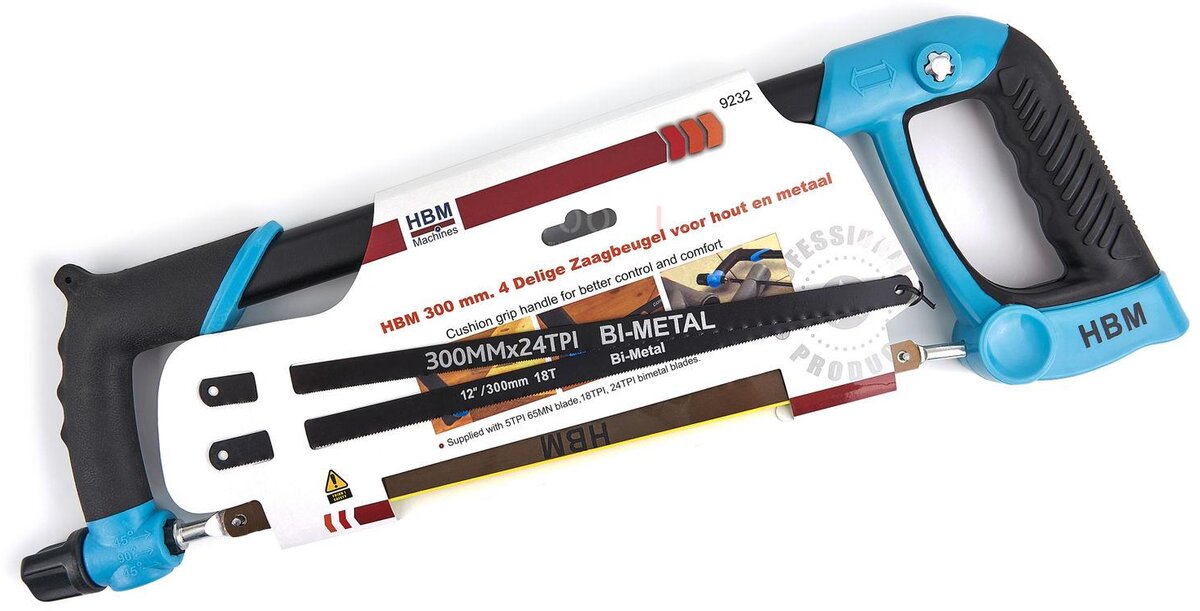 HBM 300 mm. 4-piece saw frame for wood and metal