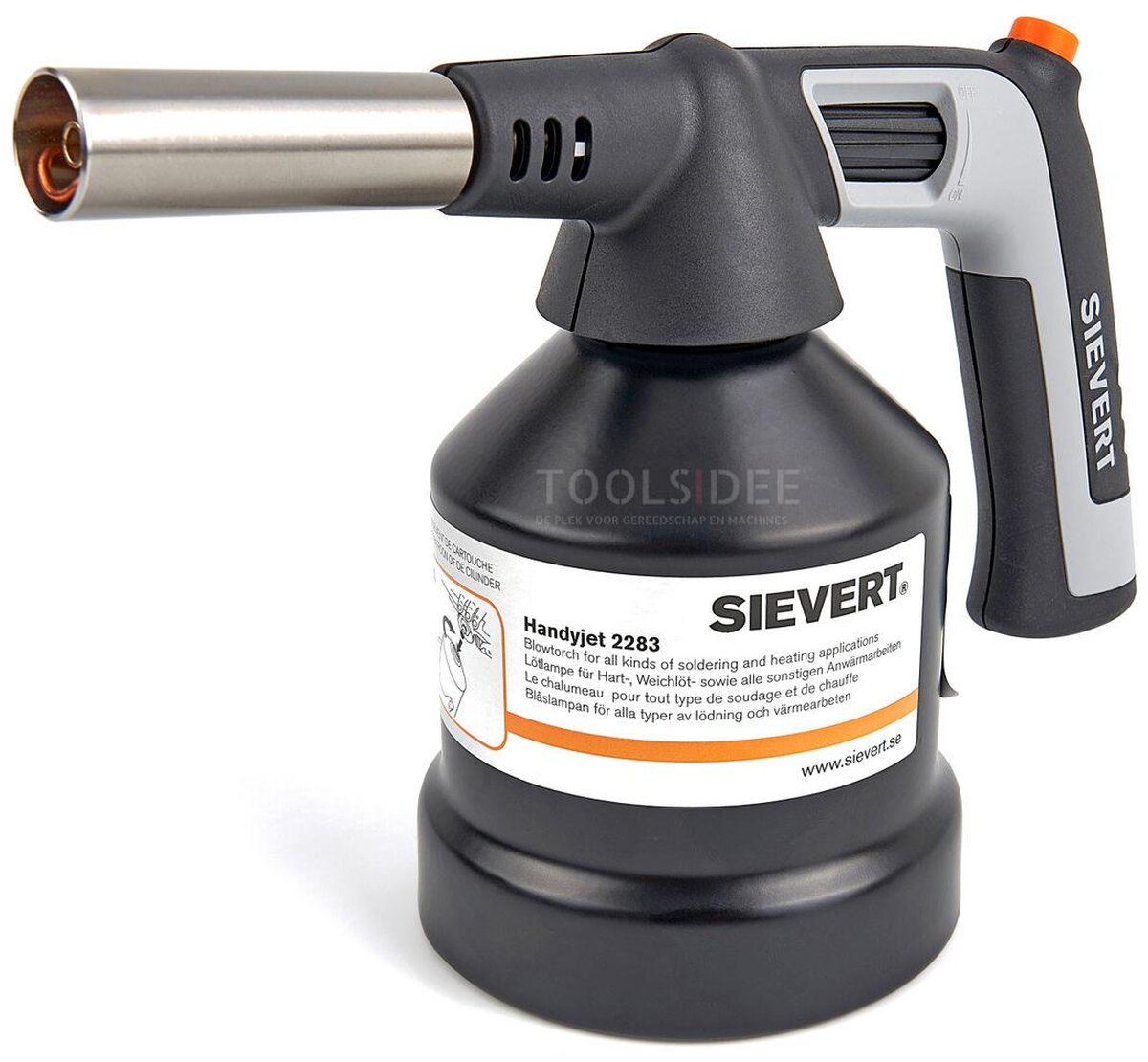 Sievert Handyjet 2283 multifunksjonsbrenner, inkl. Piezo, stikksystem