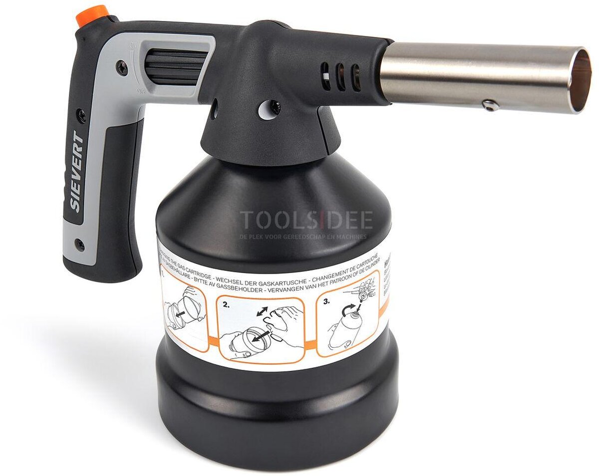 Sievert Handyjet 2283 multifunksjonsbrenner, inkl. Piezo, stikksystem