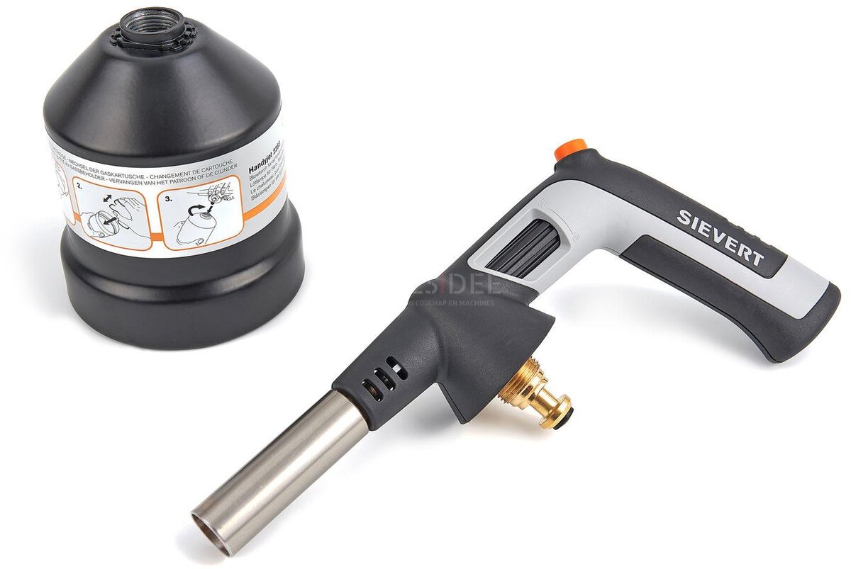 Sievert Handyjet 2283 multifunksjonsbrenner, inkl. Piezo, stikksystem