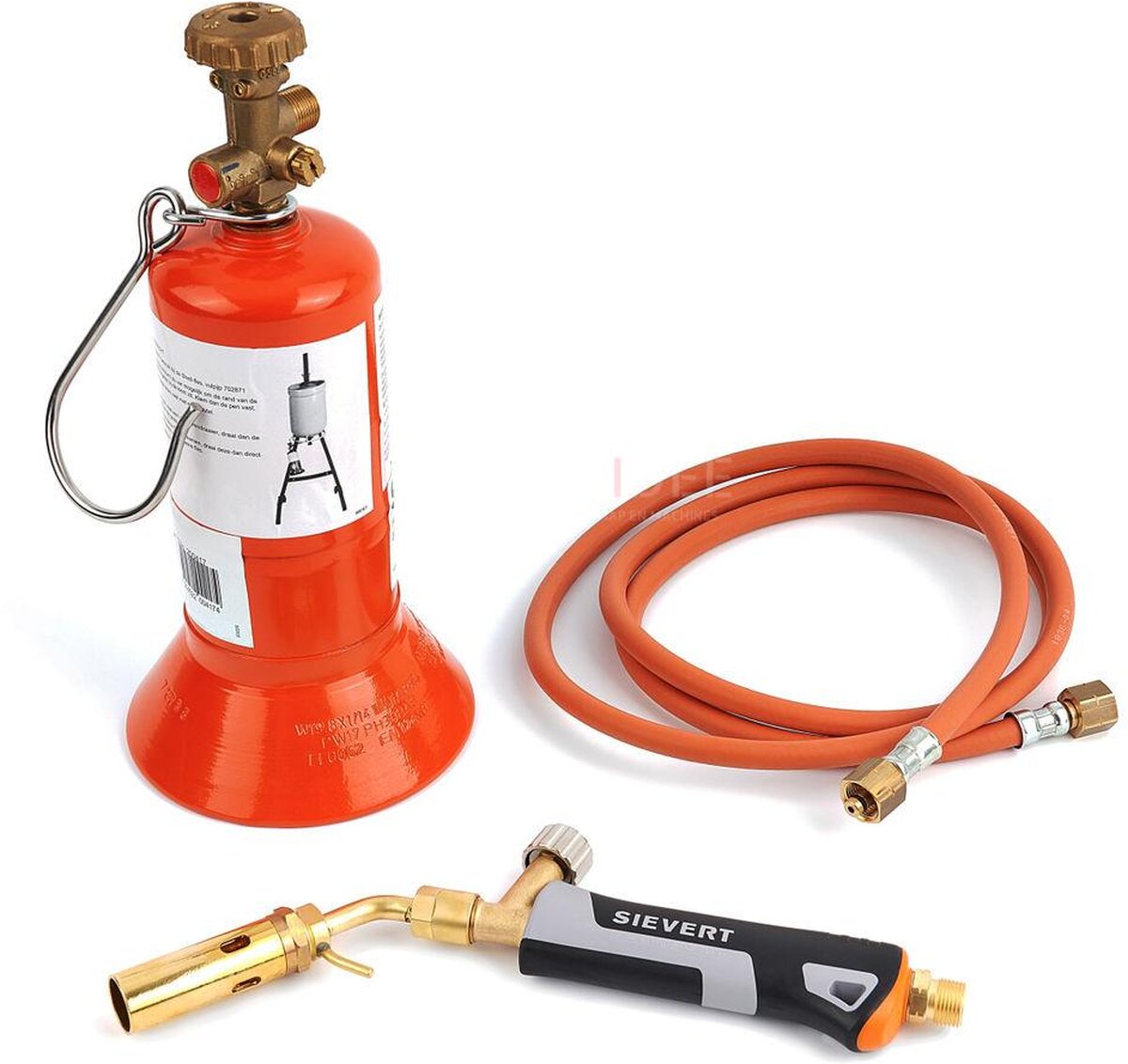 Sievert Pro 86 loddesett inkl. Slange, håndtak og brenner - 200460