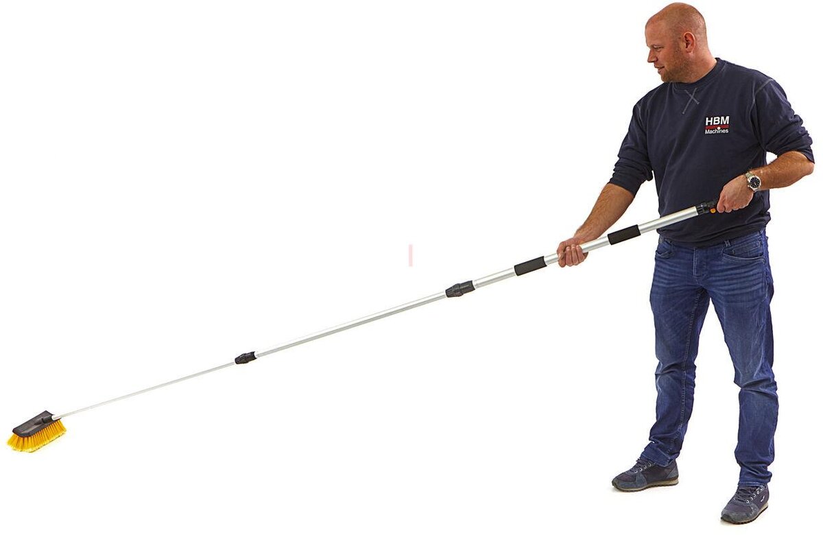 HBM-3-Meter-Teleskop-Waschbürste mit Wasseranschluss HBM-3-Meter-Teleskop-Waschbürste mit Wasseranschluss