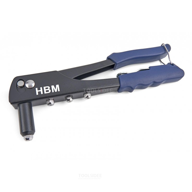 HBM 101 piece rivet pliers set 2.4 - 4.8 mm.