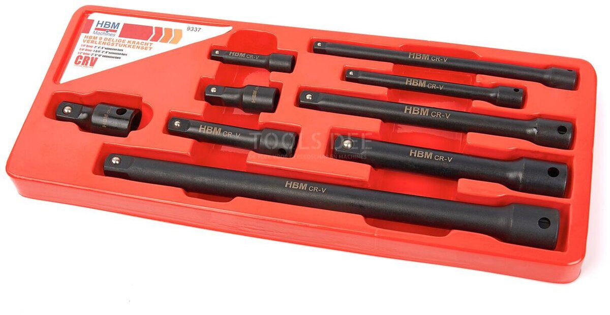 Hbm 9-delt strømforlængelsessæt