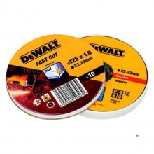 DeWalt DT3507 Trennscheibe - 125 x 22,23 x 1,0mm - Edelstahl 10 Stk