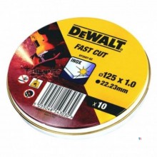 DeWalt DT3507 Trennscheibe - 125 x 22,23 x 1,0mm - Edelstahl 10 Stk