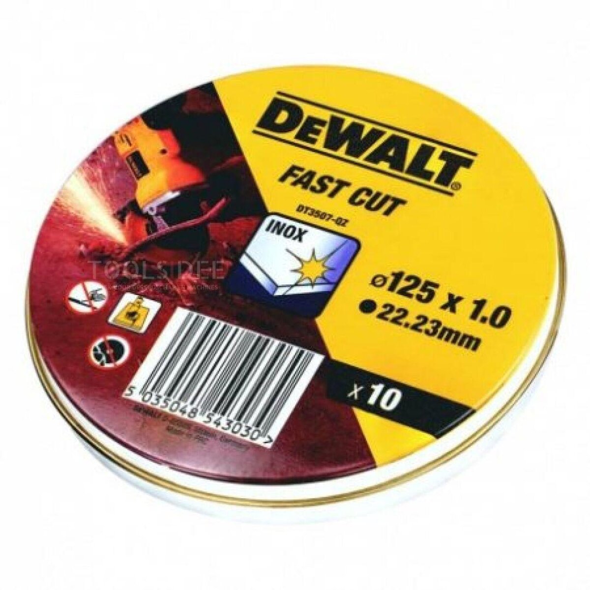 DeWalt DT3507 Trennscheibe - 125 x 22,23 x 1,0mm - Edelstahl 10 Stk
