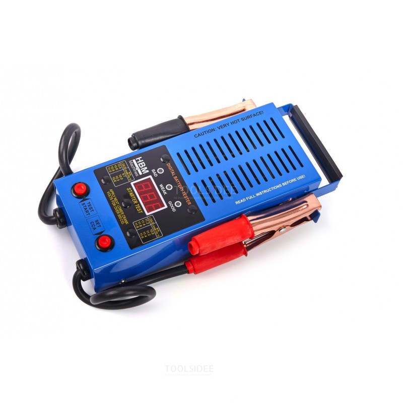 HBM 100 amp professional battery tester, 6-12 v, 20-100 ah