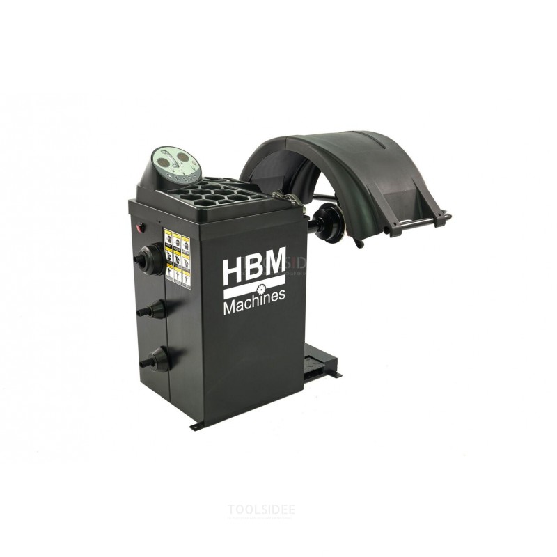HBM Profi-Reifenwuchtmaschine 10 - 24 mit Fußbremse