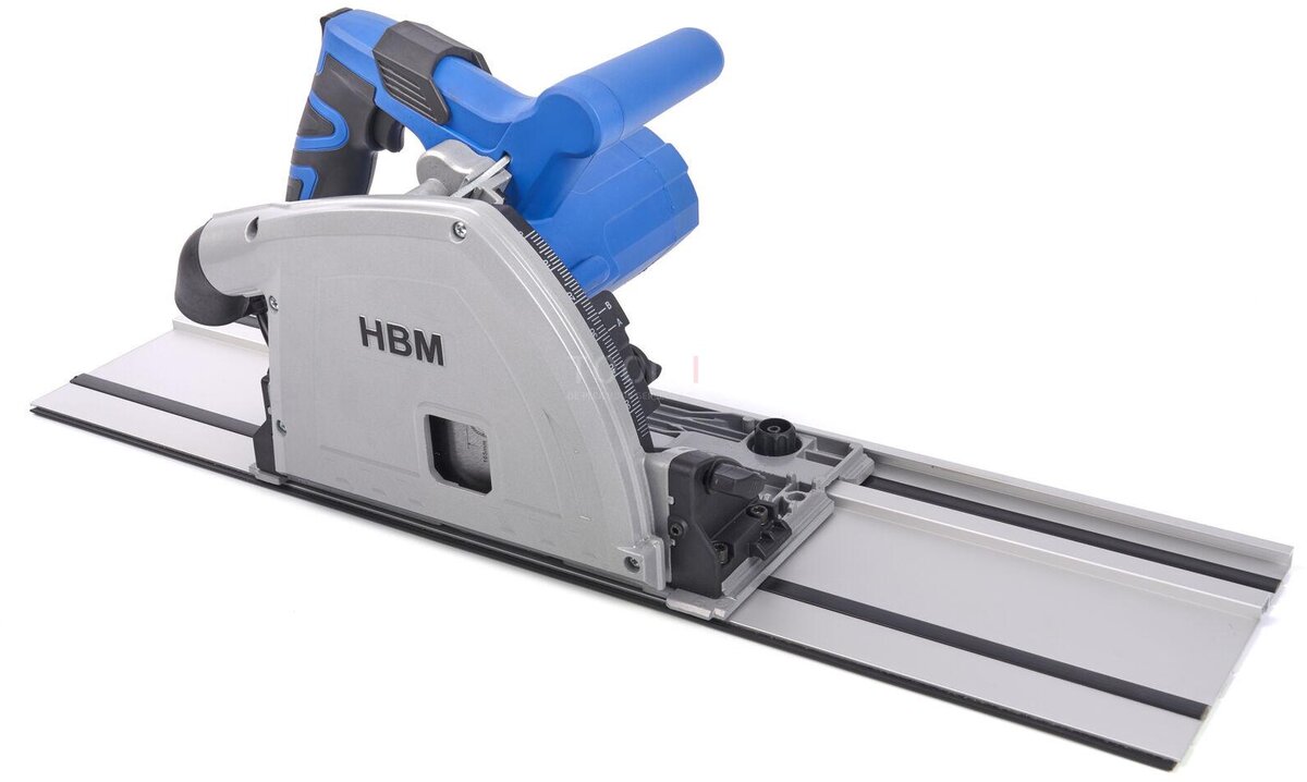 Sega ad immersione HBM profi 1200 watt 185 mm con righello 2 x 700 mm