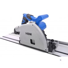 Sega ad immersione HBM profi 1200 watt 185 mm con righello 2 x 700 mm