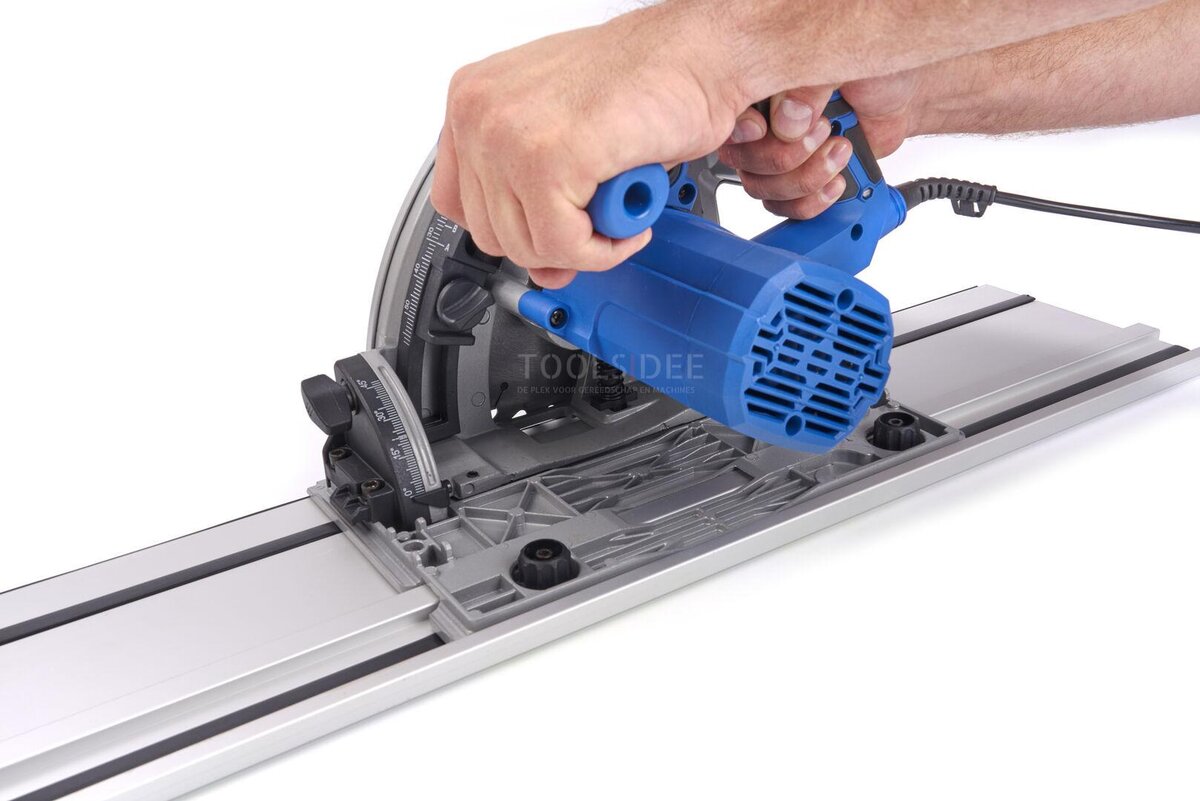 Sega ad immersione HBM profi 1200 watt 185 mm con righello 2 x 700 mm