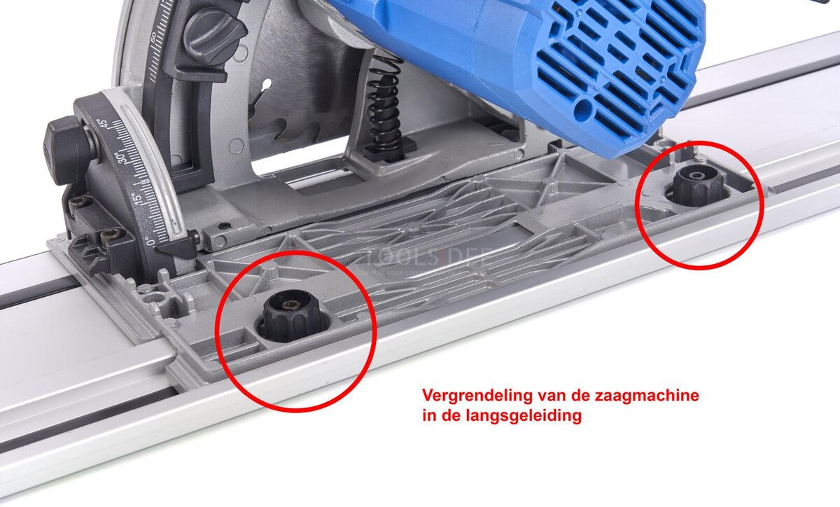 Sega ad immersione HBM profi 1200 watt 185 mm con righello 2 x 700 mm