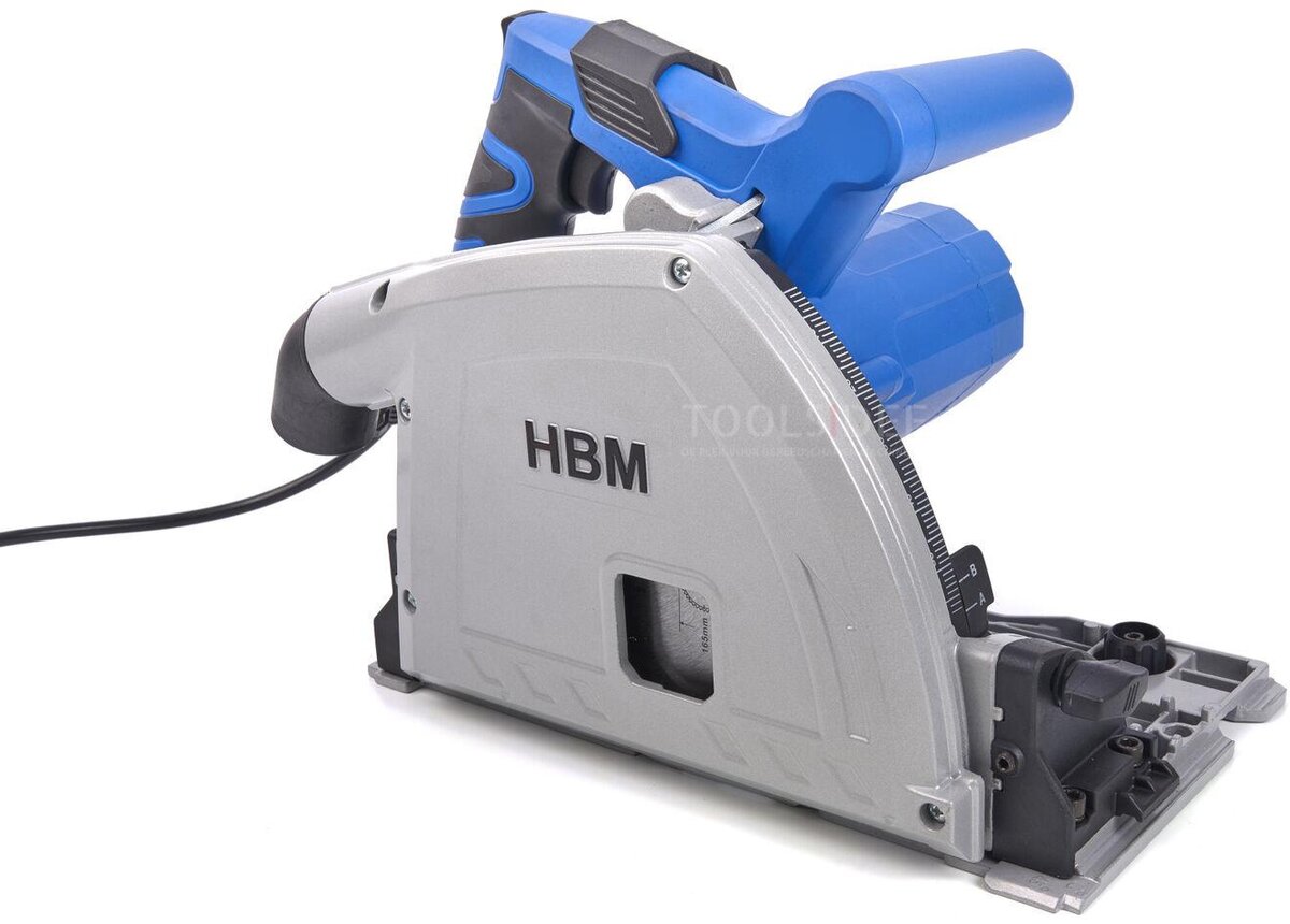 Sega ad immersione HBM profi 1200 watt 185 mm con righello 2 x 700 mm