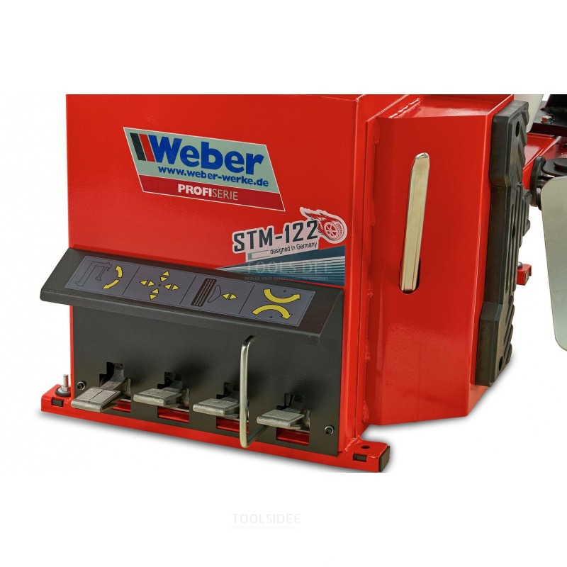weberwerke profi tire dismantling machine with auxiliary arm up to 26