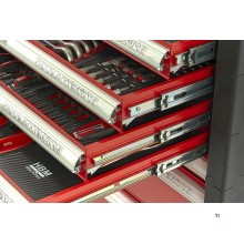 HBM 154 Piece Premium Filled Tool Trolley - RØD
