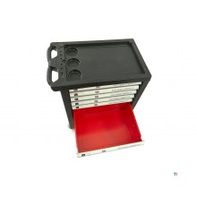 HBM 154 Piece Premium Filled Tool Trolley - RØD