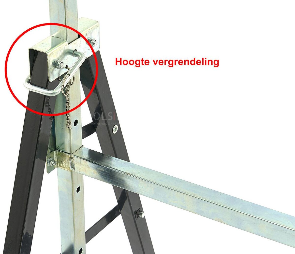 HBM trestle adjustable in height from 81 to 130 cm