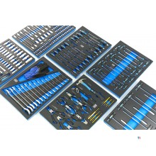 HBM 262 Piece Premiuw Tool Refill for Tool Trolley - BLÅ