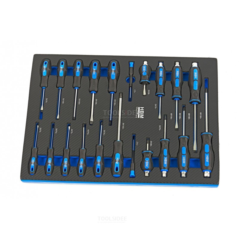 HBM 262 Piece Premiuw Tool Refill for Tool Trolley - BLUE