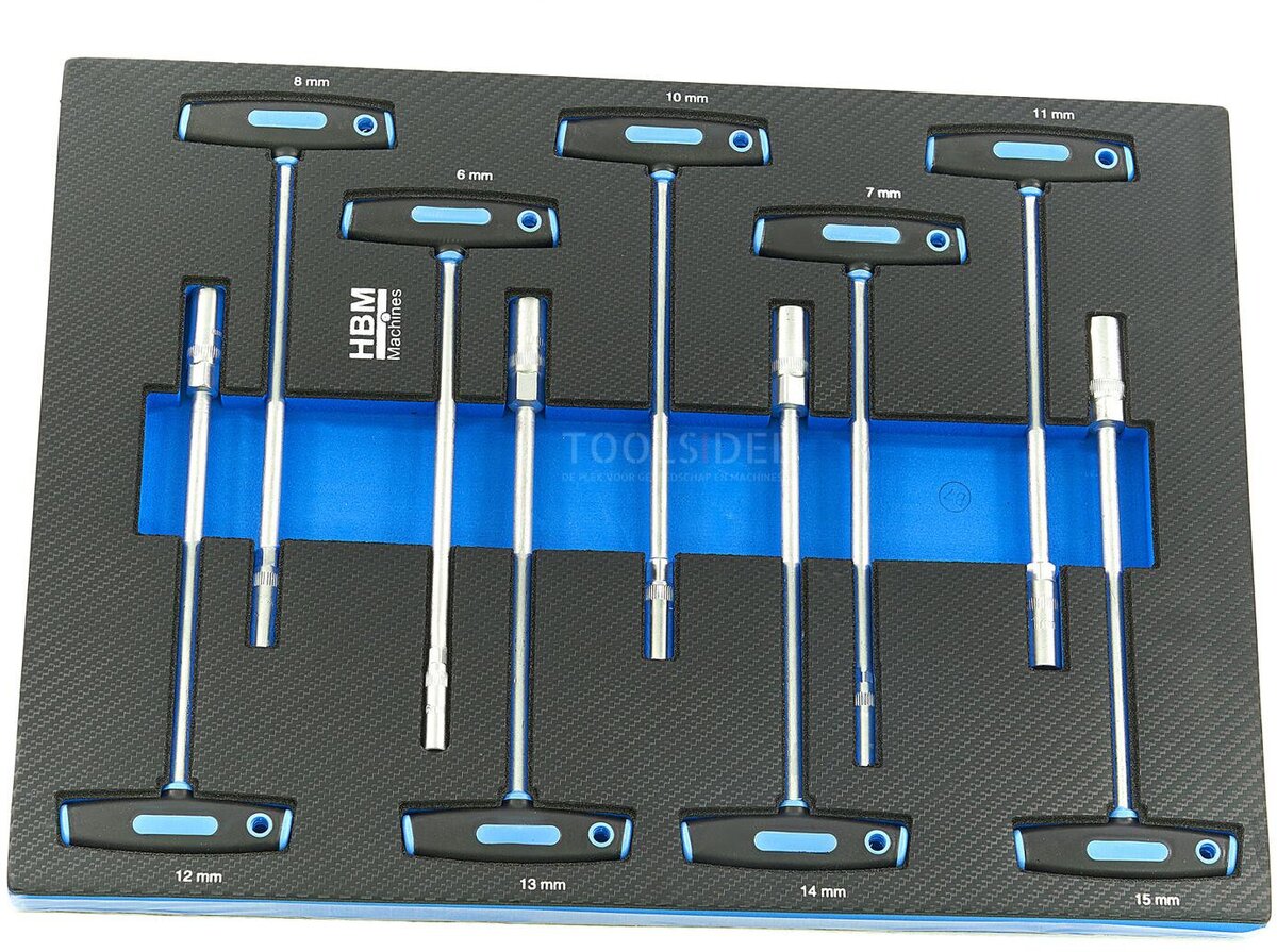HBM 262 Piece Premiuw Tool Refill for Tool Trolley - BLÅ