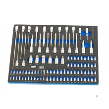 HBM 245 Piece Premiuw Tool Refill for Tool Trolley - BLÅ