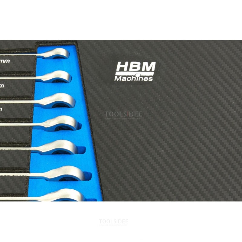 Ricarica per utensili Premium HBM da 245 pezzi per carrello portautensili - BLU