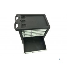 HBM 154 Piece Premium Filled Tool Trolley - SVART