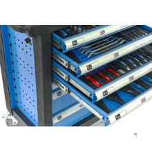 HBM 154 Piece Premium Filled Tool Trolley - BLÅ