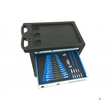 HBM 154 Piece Premium Filled Tool Trolley - BLÅ