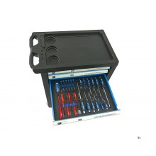 HBM 154 Piece Premium Filled Tool Trolley - BLÅ