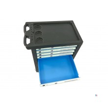 HBM 154 Piece Premium Filled Tool Trolley - BLÅ