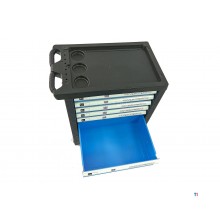 HBM 154 Piece Premium Filled Tool Trolley - BLÅ