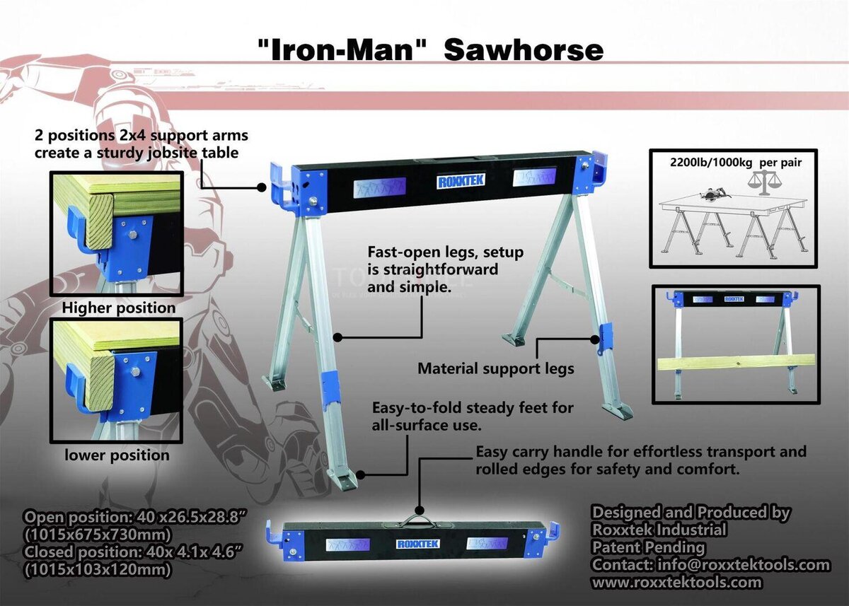 HBM professional sawhorse, trestle HBM professional sawhorse, trestle