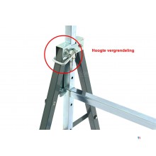 Silverline 685 mm heavy duty height adjustable trestle