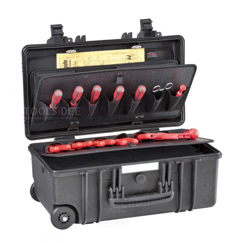 Apox GT-LINE 51-22 caja de herramienta impermeable profesional PTS con ruedas y manija telescópica GT