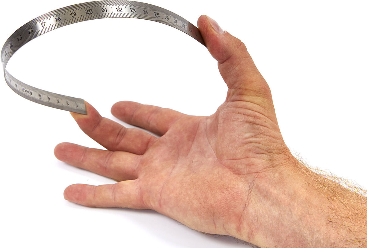 HBM Flexibele RVS Liniaal / Meetlat